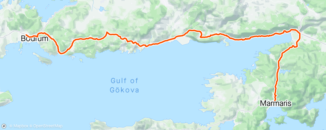 Map of the activity, Tour of Turkey stage 4