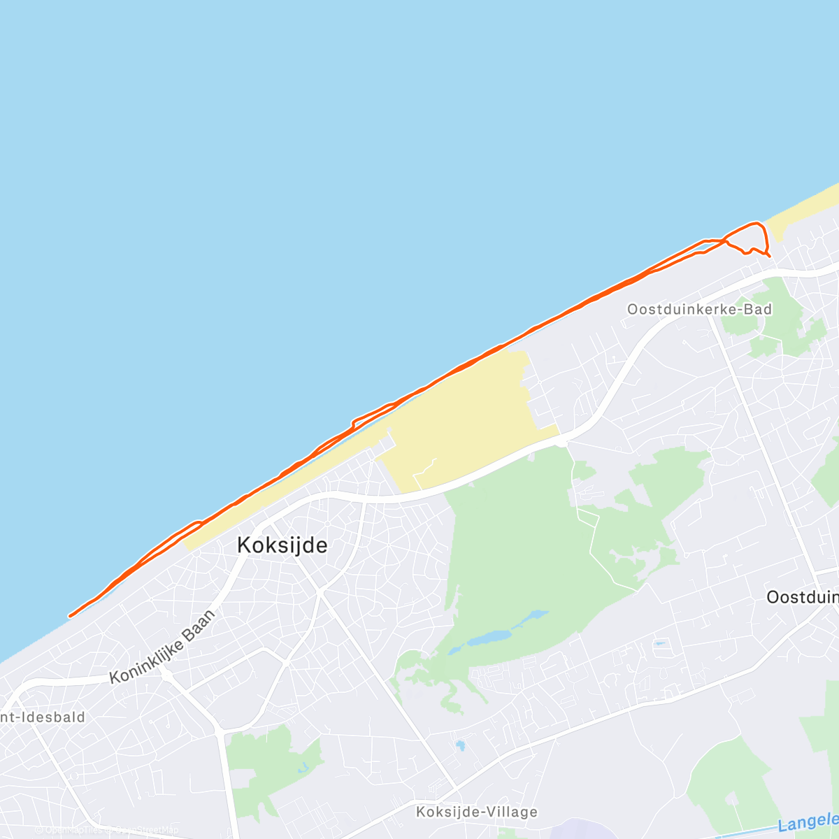 Map of the activity, Body battery 🪫