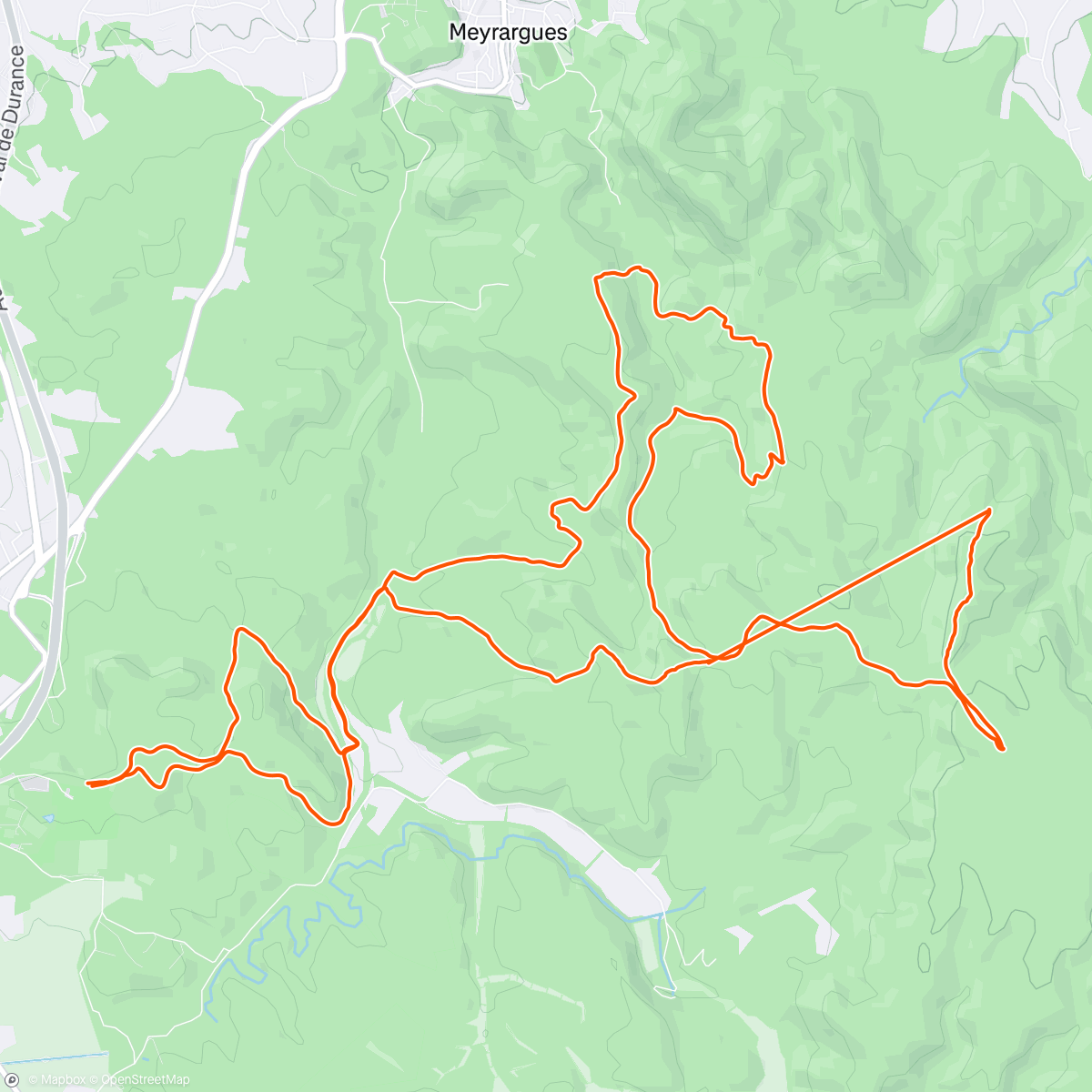 Map of the activity, Activité le soir