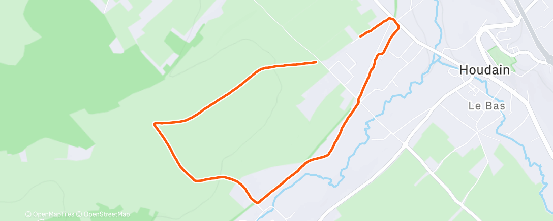 Map of the activity, Balade Uno 🐕🐕🐕