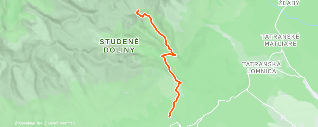 Map of the activity, Lunch Walk