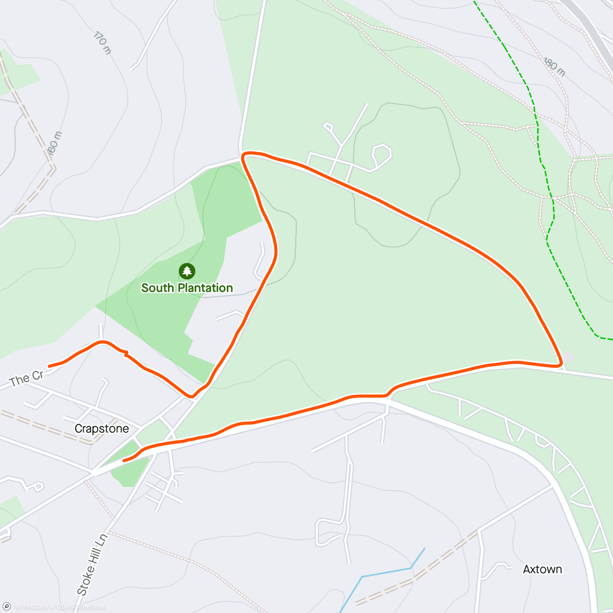 Map of the activity, C25K W1 R1