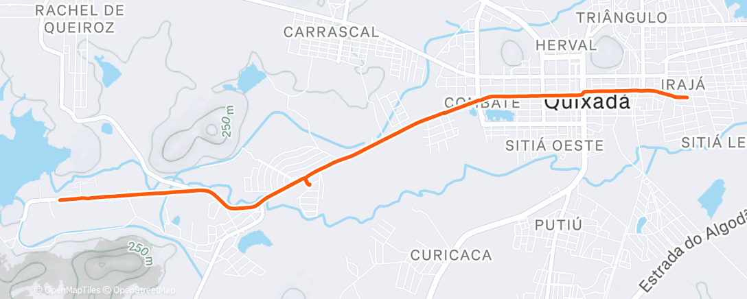 Карта физической активности (Faladeira)