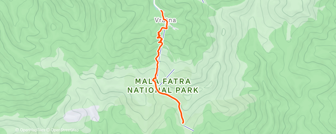 Map of the activity, Chata pod Chlebom☀️💨