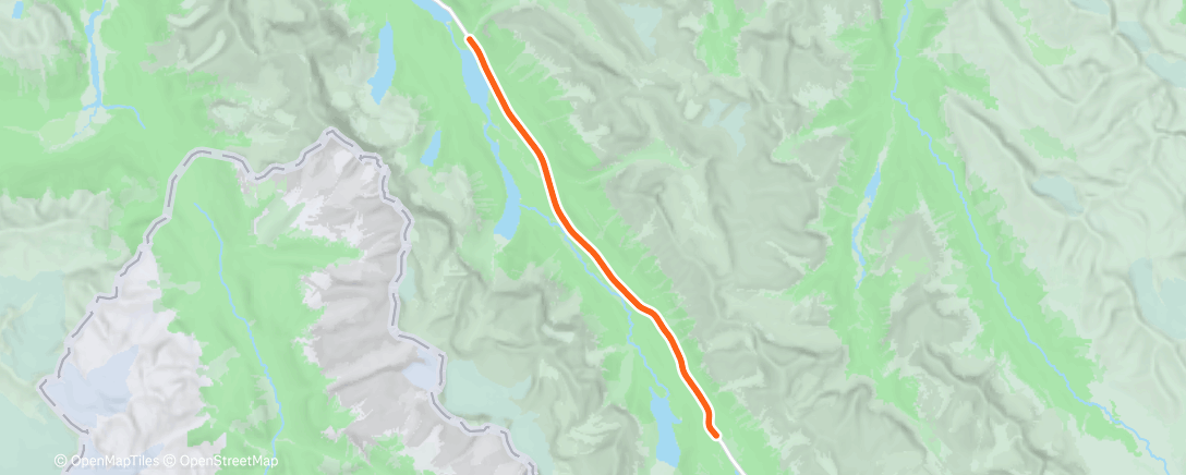 Map of the activity, ROUVY - Mountains of Banff National Park | Canada
