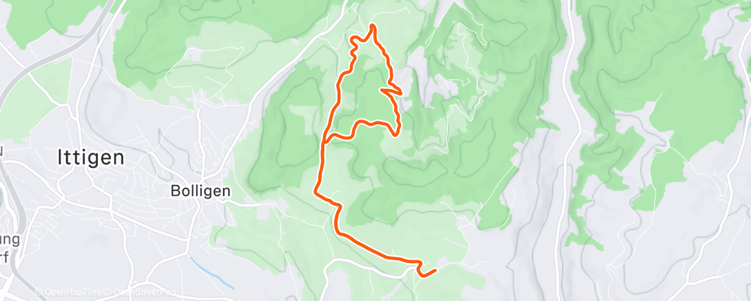 Map of the activity, The Hills Tried The LV95B Crew Responded