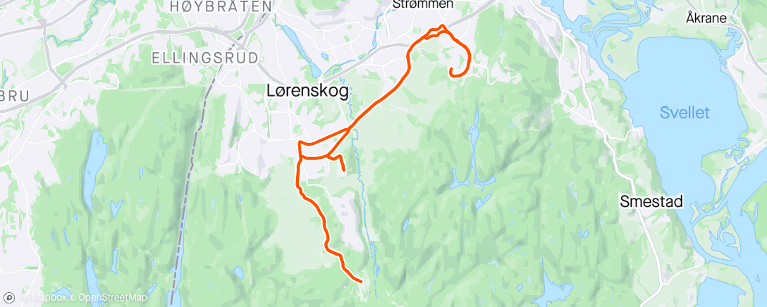 Map of the activity, Liten tur til Losby