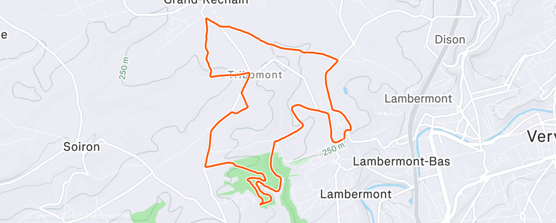 Mappa dell'attività Morning Trail Run