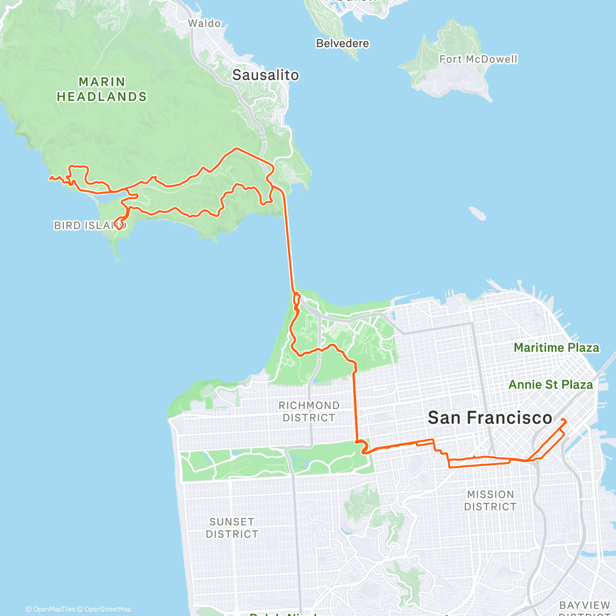 Map of the activity, Hungover*(Friends help Friends) ride bikes