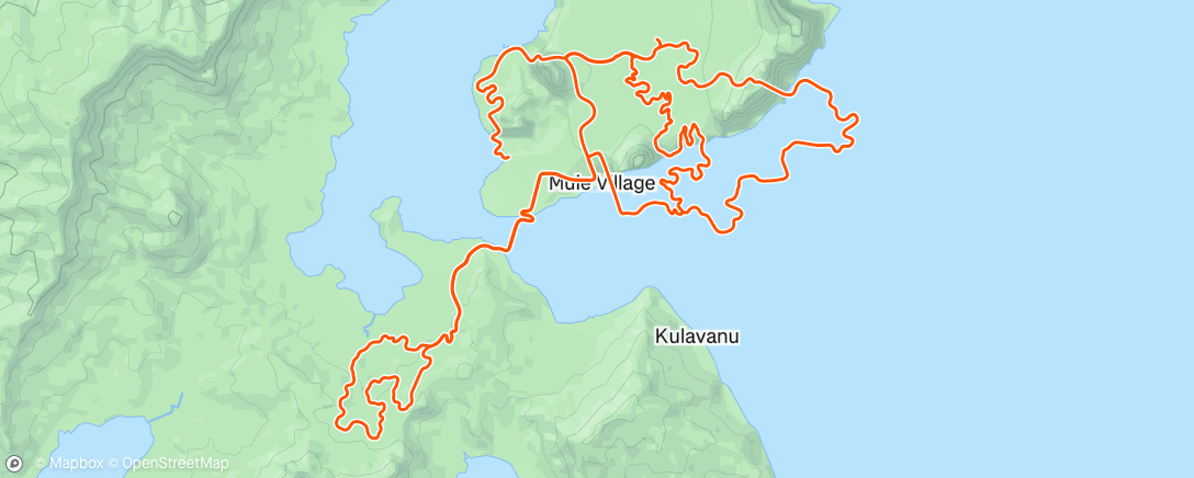 Map of the activity, OBC Hilltervals Wednesday