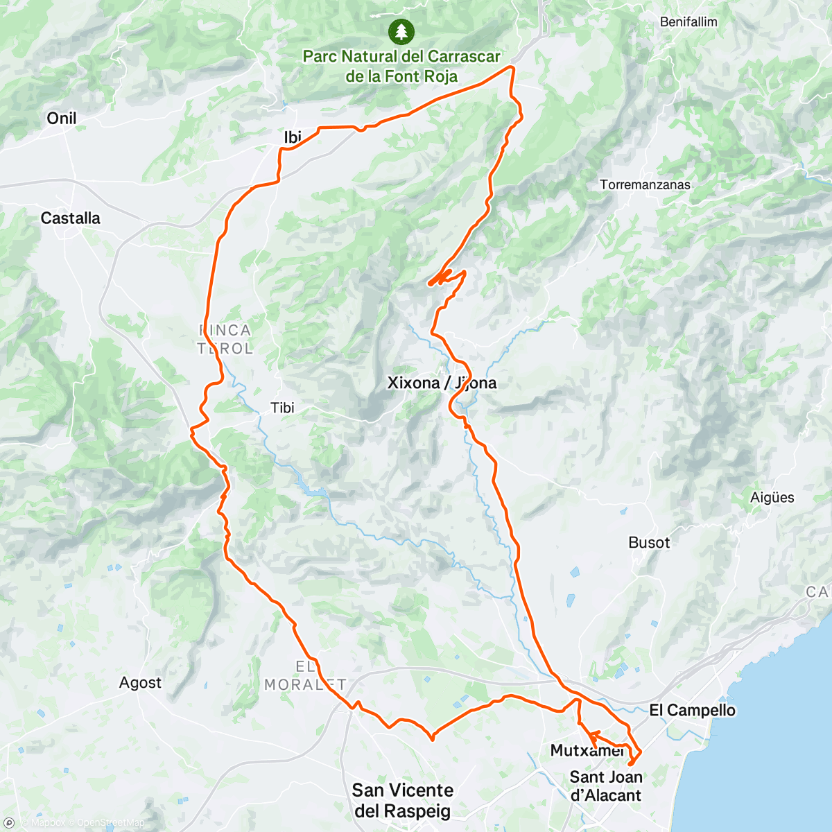 Map of the activity, Madrugones productivos 🦵🏻🦵🏻🥱
