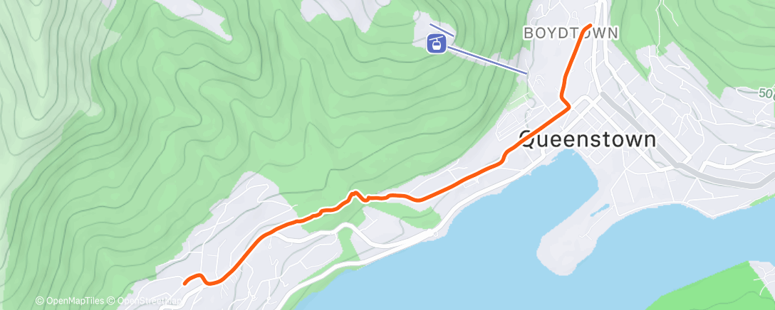 Map of the activity, Afternoon Ride