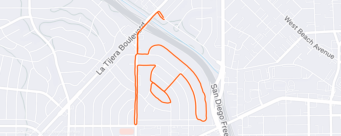 Карта физической активности (Morning Run)