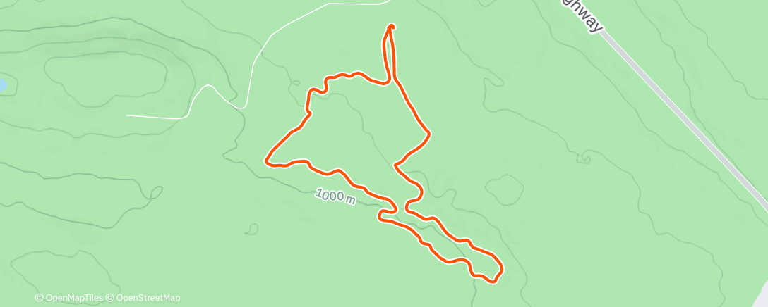 Map of the activity, Morning Nordic Ski