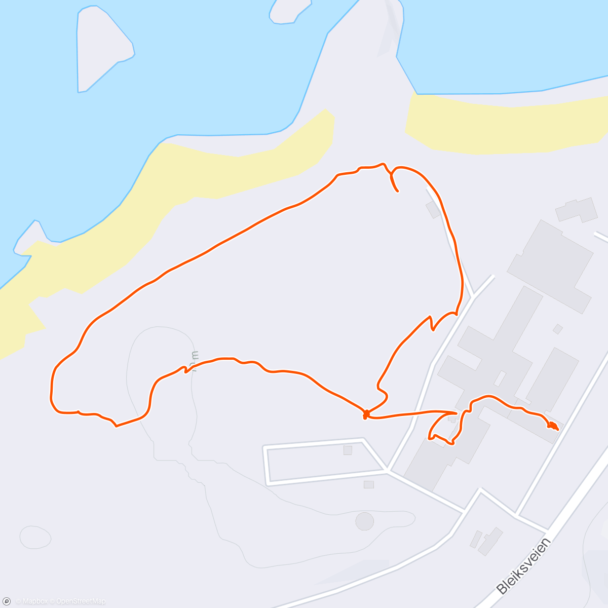 Map of the activity, Morning Walk 🐕🌞