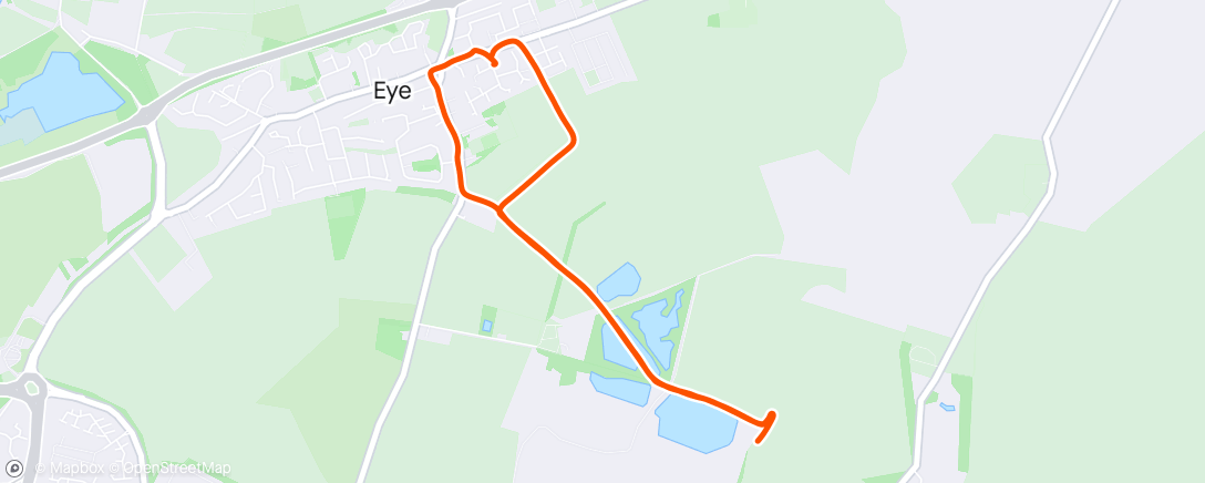 Map of the activity, Dog 🐕 Walk