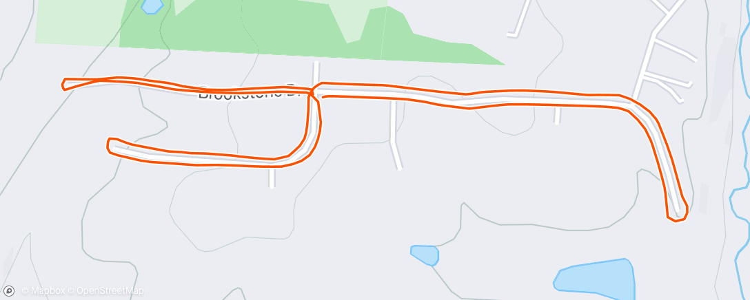 Map of the activity, Morning Run