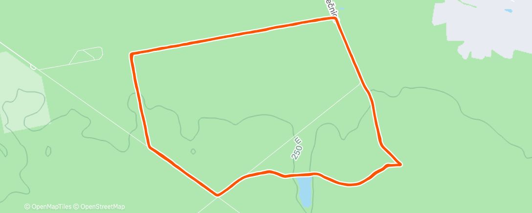 Map of the activity, Vánoční půlmaraton🎄