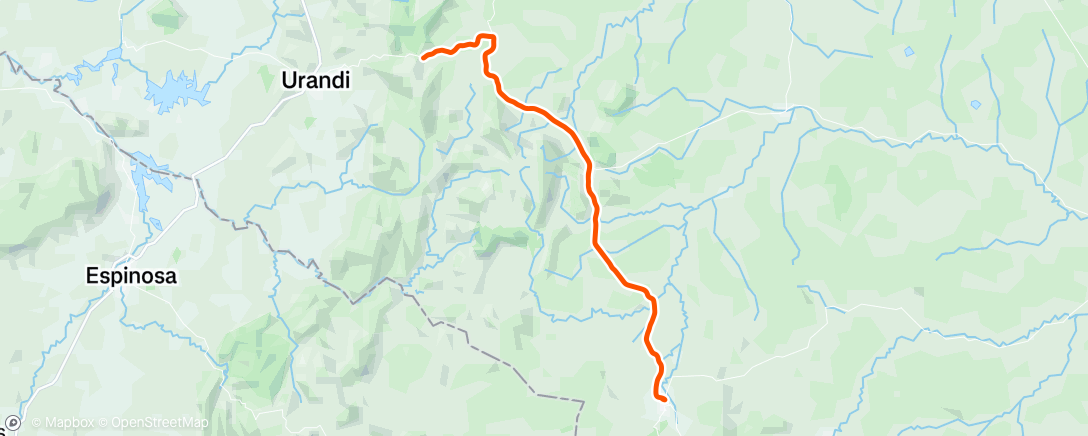 Map of the activity, Pedal Jacaraci - Saco da Onça - Mortugaba-Ba