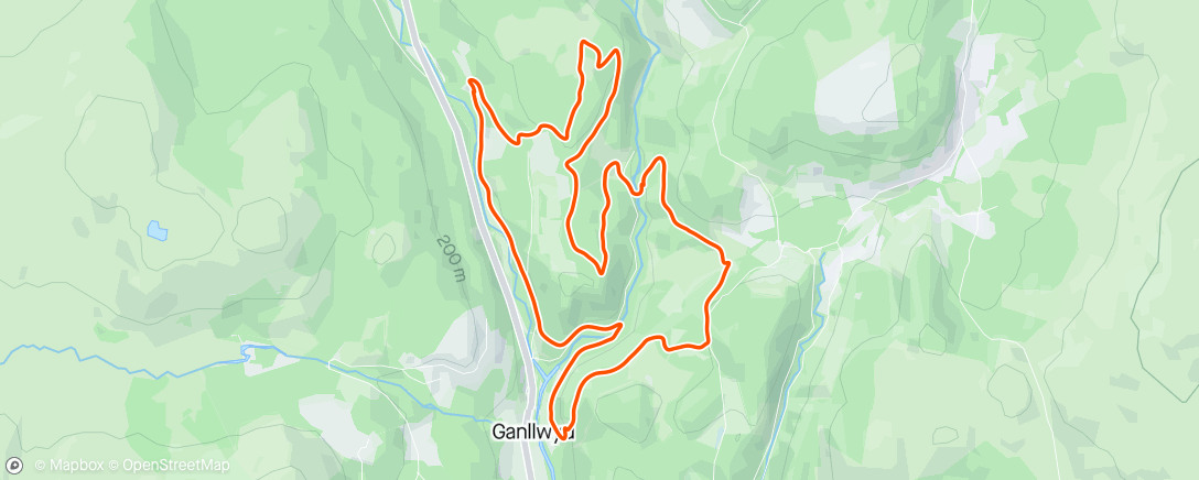 Map of the activity, CyB Goldrush 1st V60😁 of 13 in category. 
26th overall of 150.