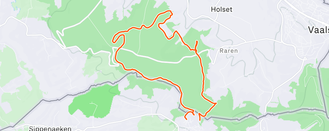 Карта физической активности (Rondje Hijgend Hert)