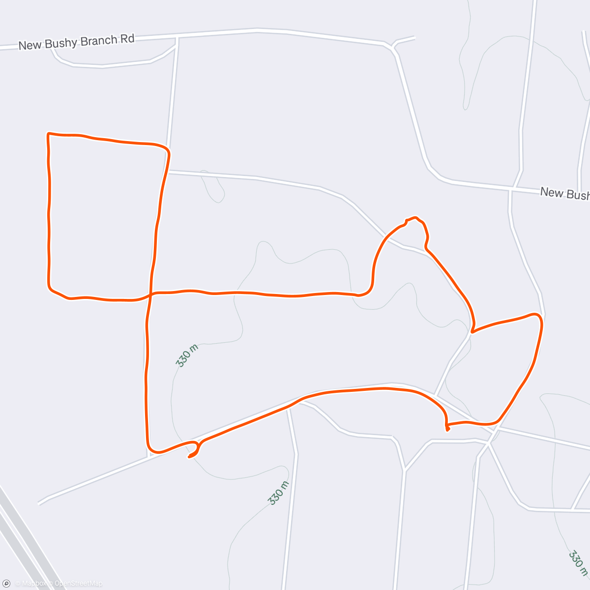 Map of the activity, Bonnaroo Day 1