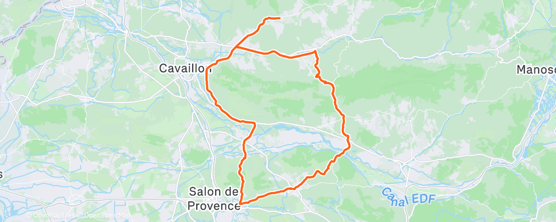 Map of the activity, Sortie GVE