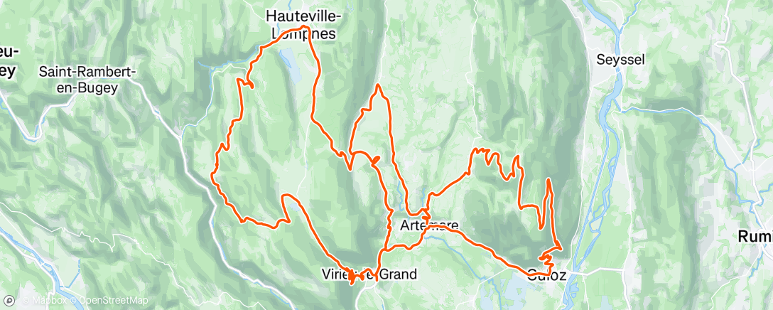 Map of the activity, Laatste zware training voorlopig ✅️