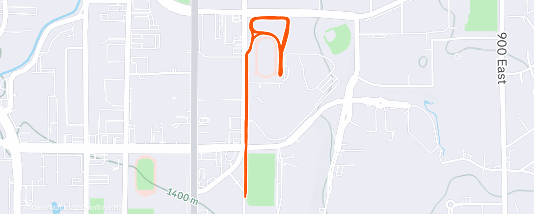 Mappa dell'attività Cooldown miles