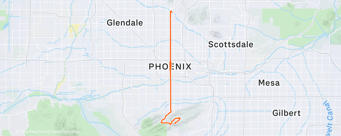 Map of the activity, Morning Ride