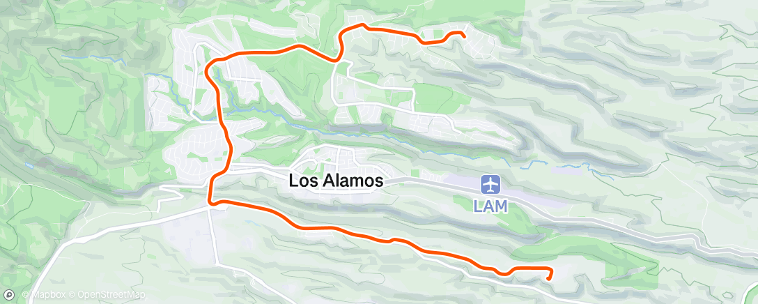 Map of the activity, Morning Ride