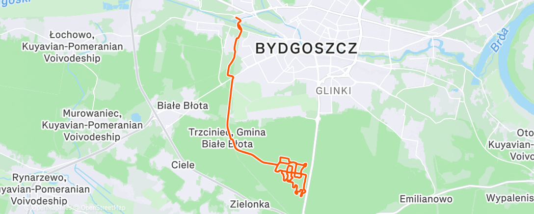 Map of the activity, MB1221