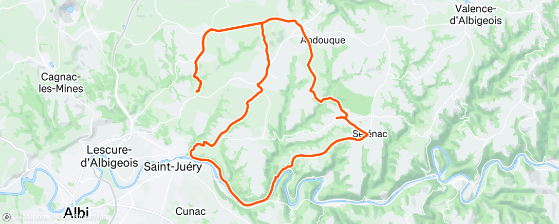 Carte de l'activité