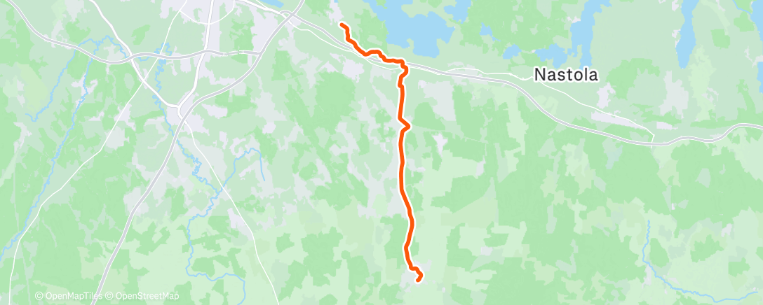 Map of the activity, Morning Ride