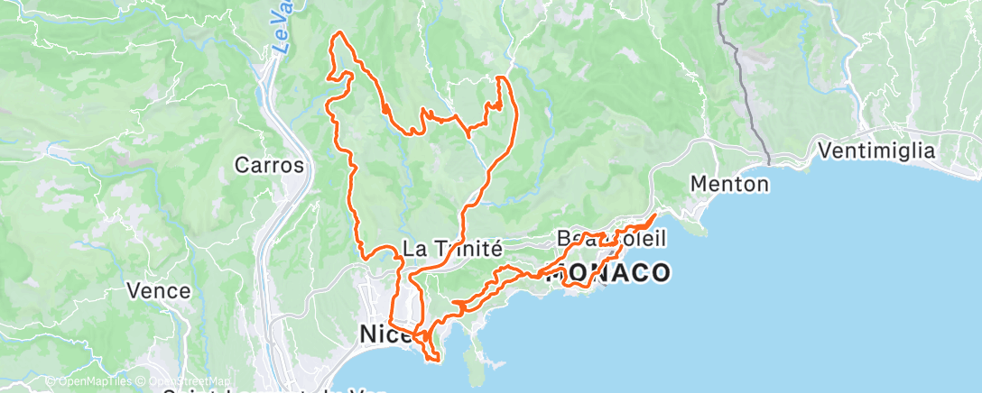 Carte de l'activité Morning Ride