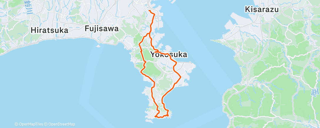 Map of the activity, 朝のライド