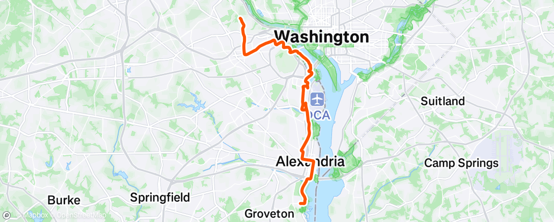 Map of the activity, Some decent effort thrown in there.