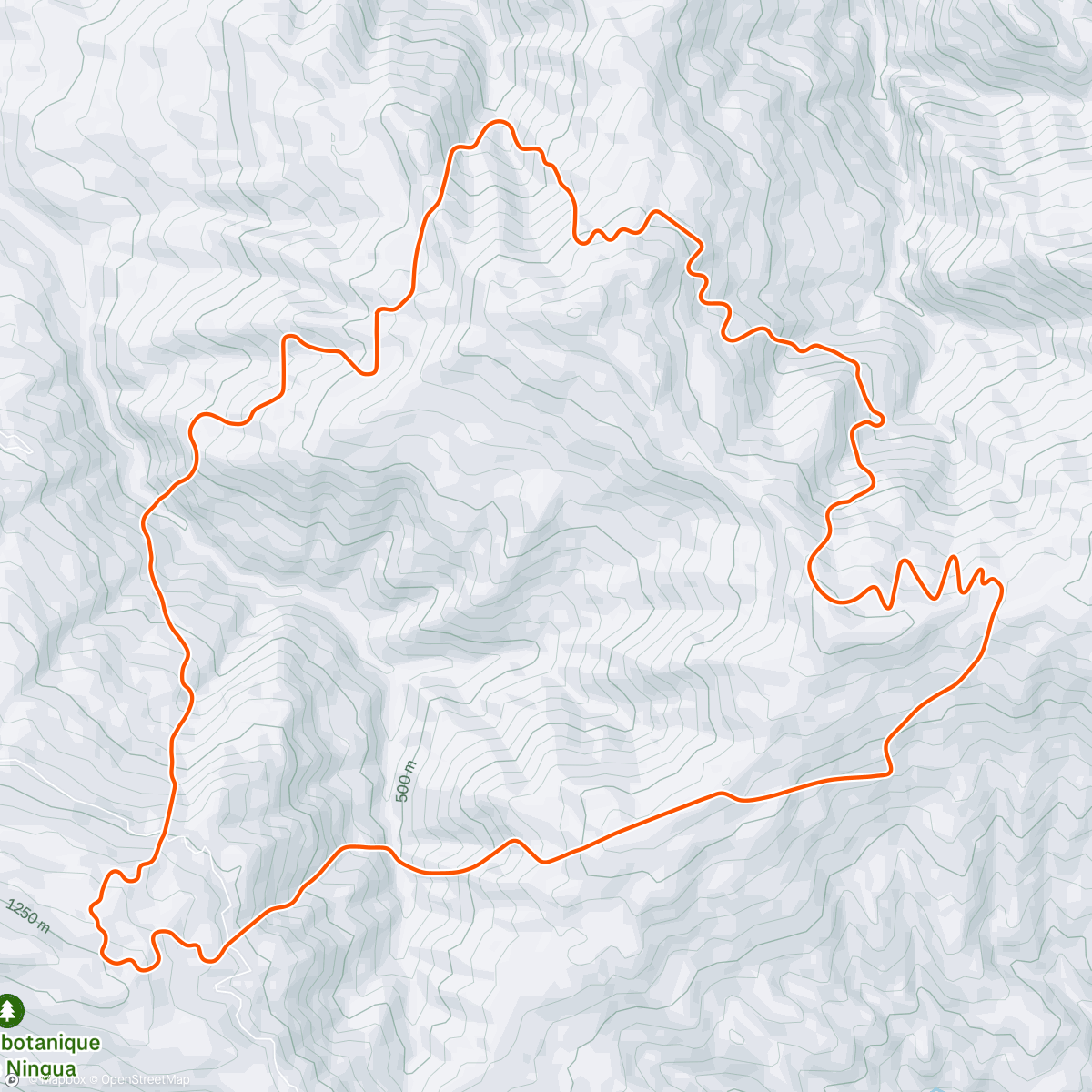 Map of the activity, Zwift - SST (Med) in France