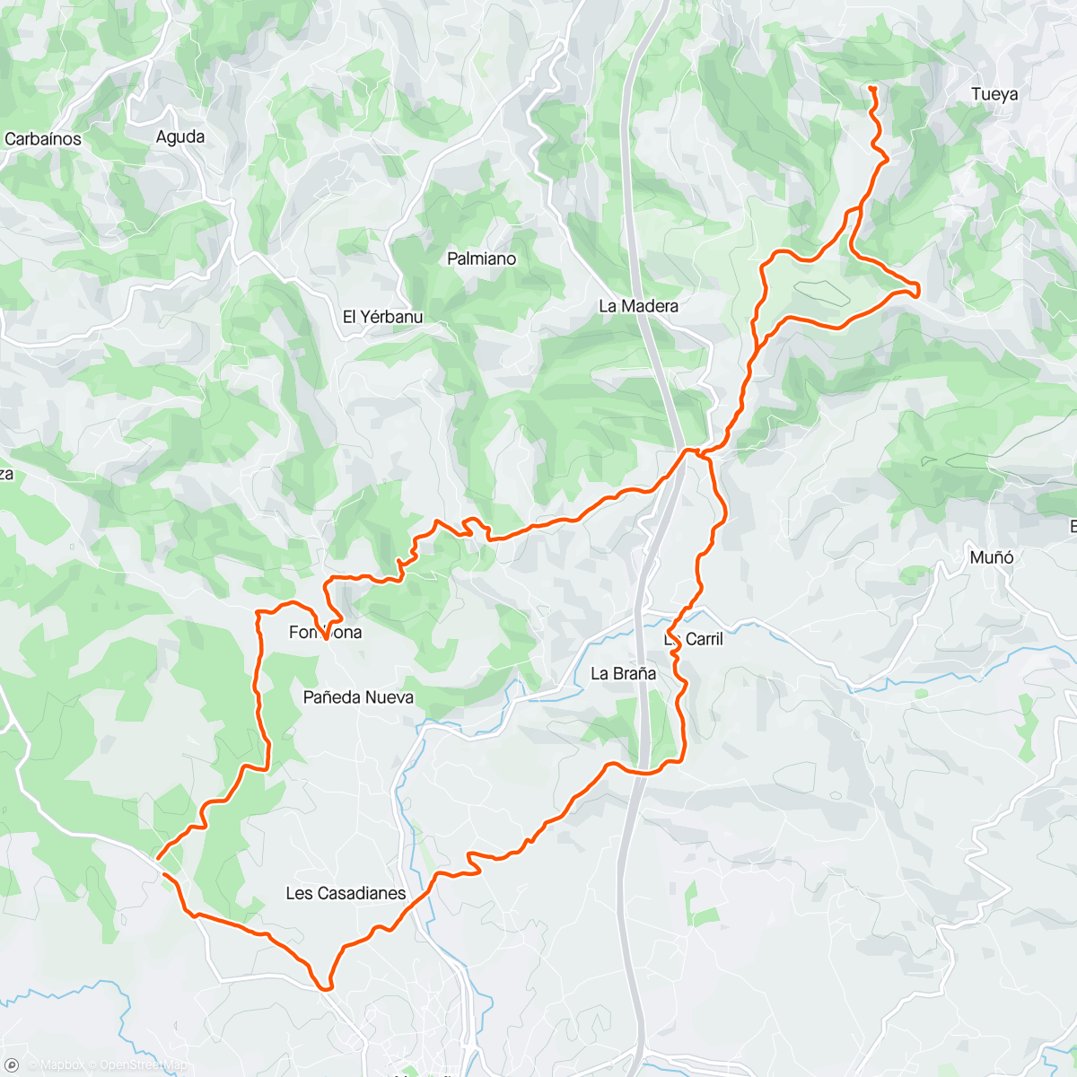 Map of the activity, Pico sol