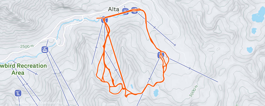 Map of the activity, Day 1