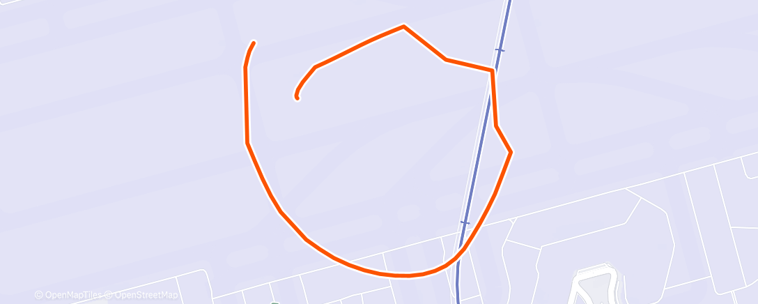 Map of the activity, Afternoon Walk