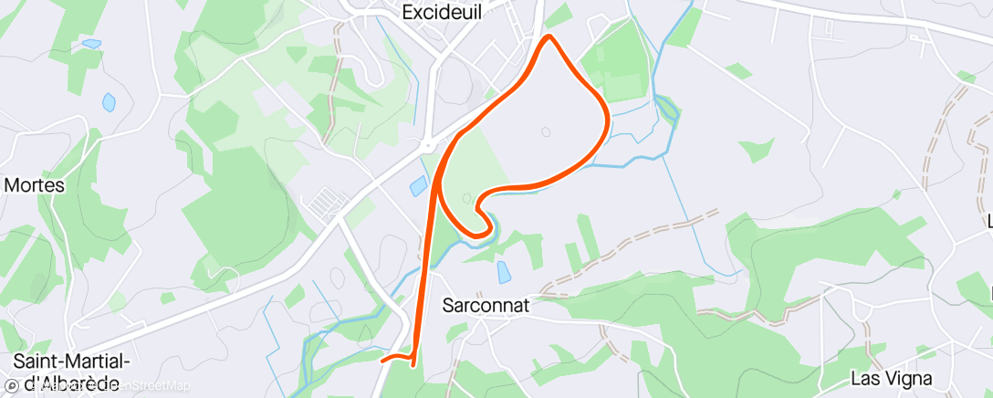 Map of the activity, « Easy » 60 »