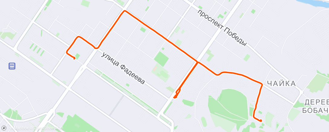 Kaart van de activiteit “Дневной велозаезд”