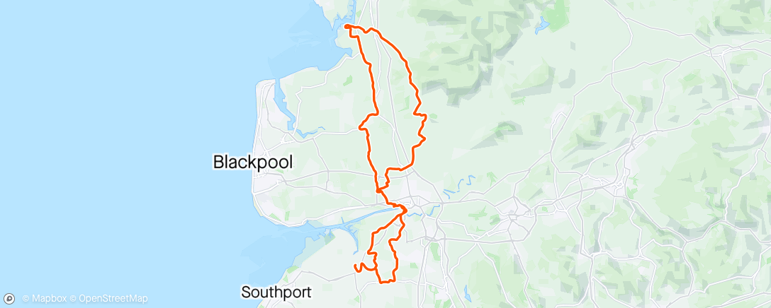 Map of the activity, Glasson with Andy Tim and Si 🤪