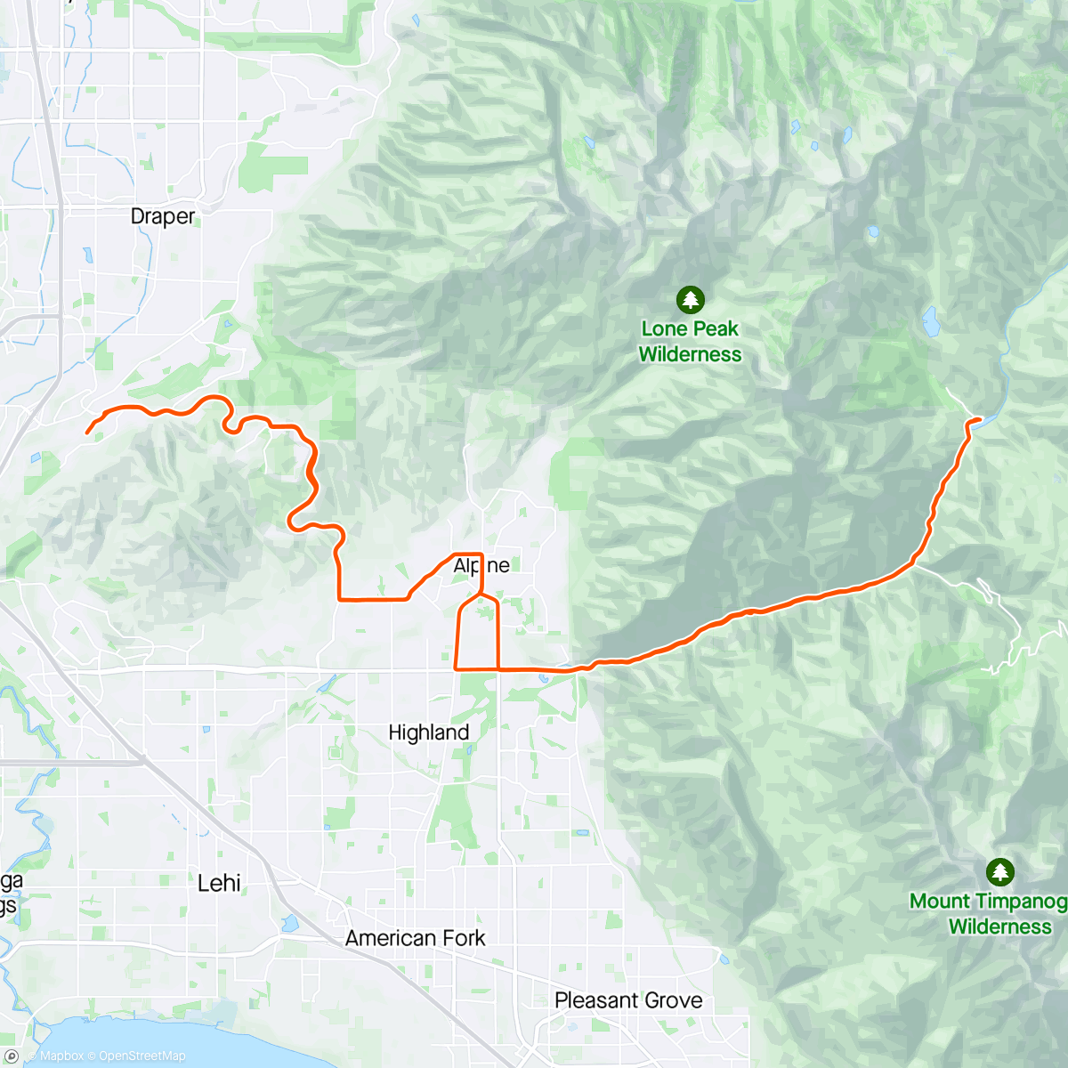 Map of the activity, Pushing some watts  SC/TF