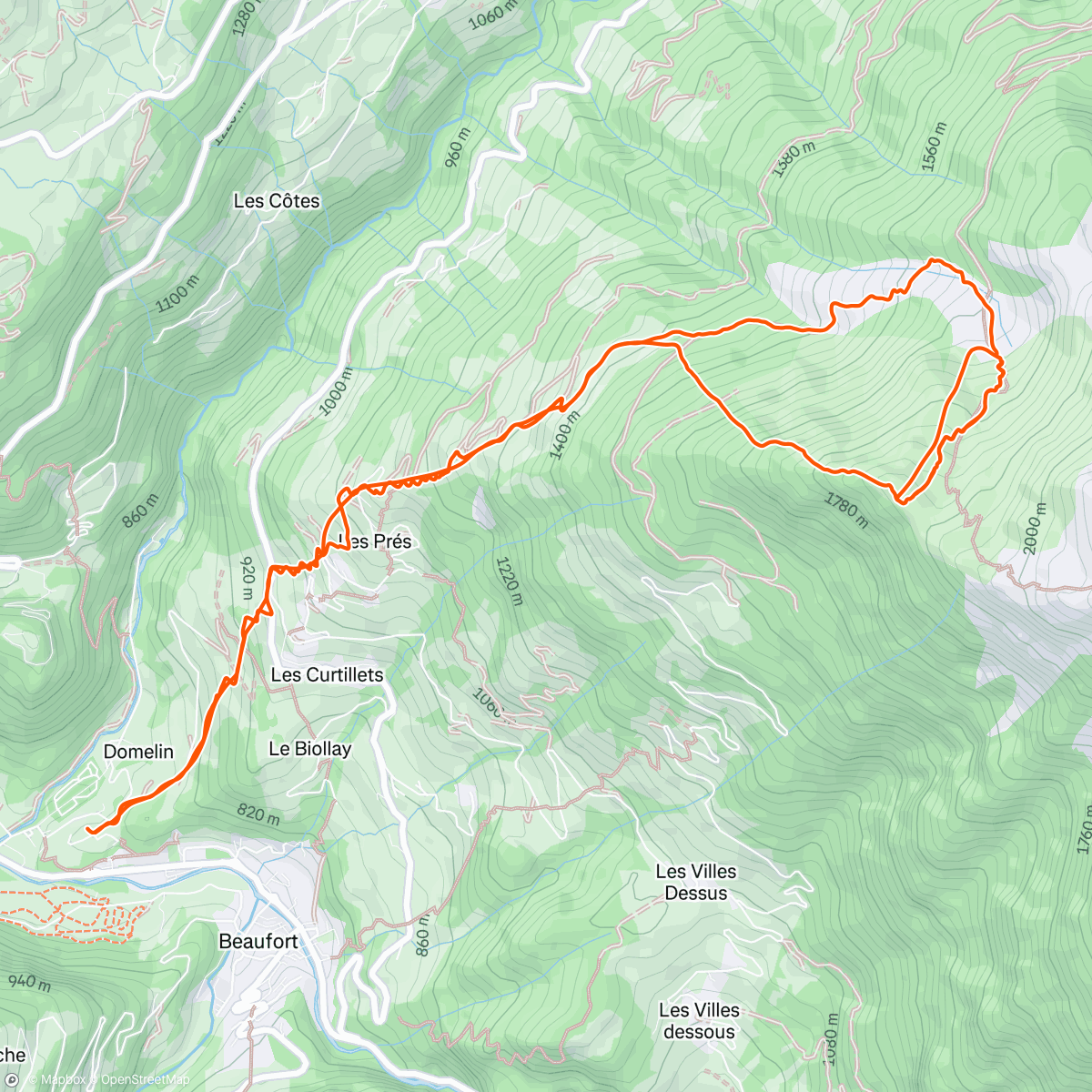 Map of the activity, Outray avec Léo 🥶