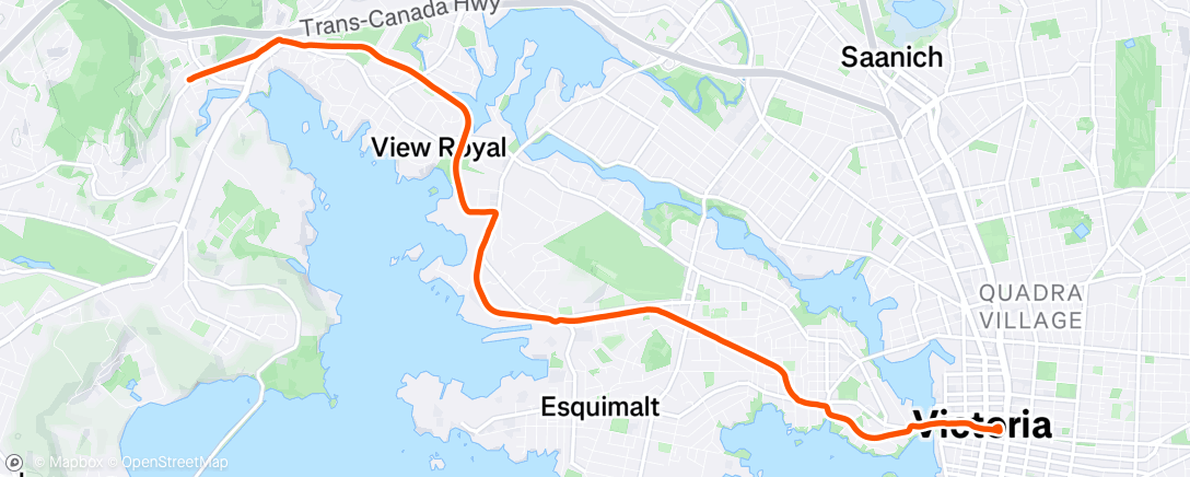 Map of the activity, Afternoon E-Bike Ride