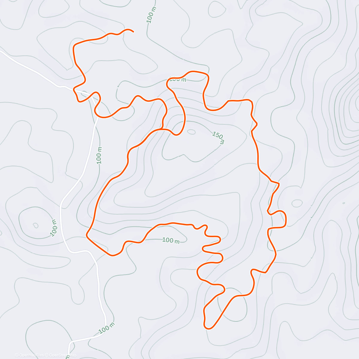 Map of the activity, Zwift - Valley to Mountaintop in Makuri Islands