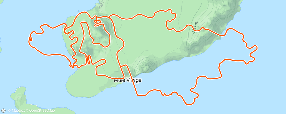 Map of the activity, Zwift - Group Ride: DiRT Road DWGZ Endurance Ride  (C) on Triple Flat Loops in Watopia