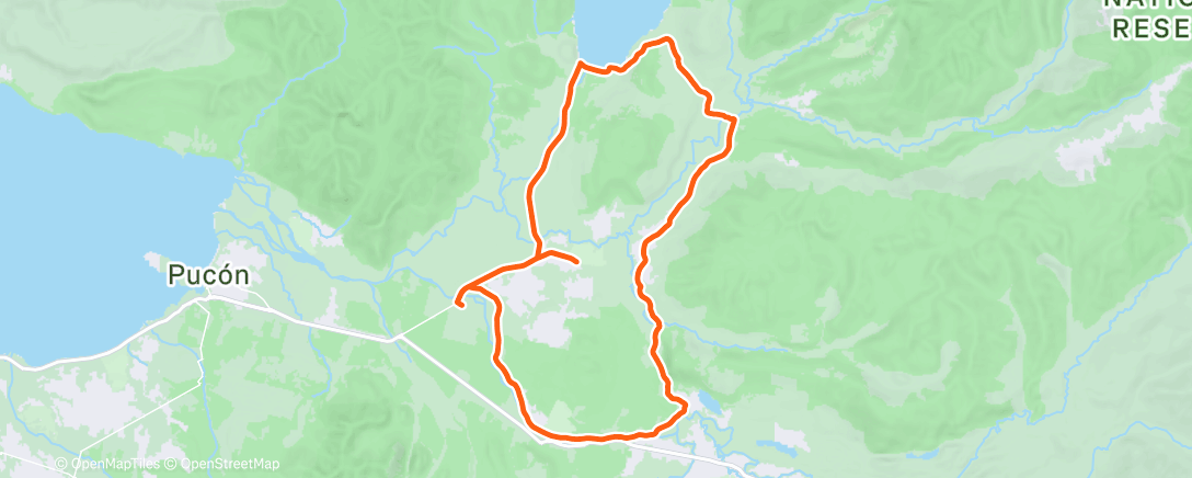 Map of the activity, 2025-12-22Ride